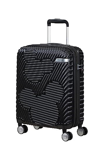 American Tourister Mickey Clouds, Spinner S, Expandable Hand Luggage, 55 cm, 38/45 L, Black (Mickey True Black) im Sale